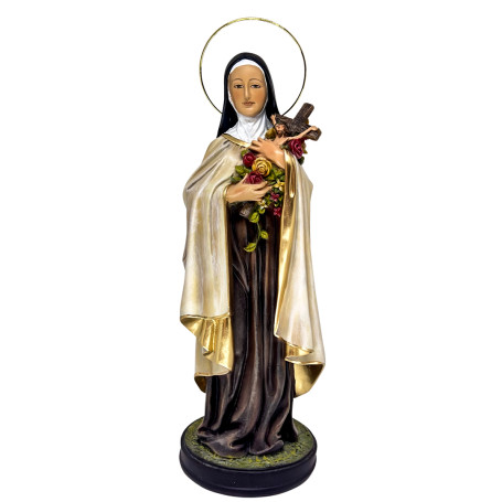 IMAGEM SANTA TEREZINHA - COM AURÉOLA - 42CM