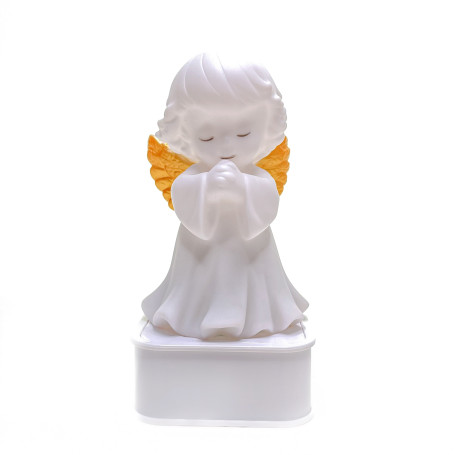LUMINÁRIA DE BORRACHA - ANJO - ACENDE COM PALMAS