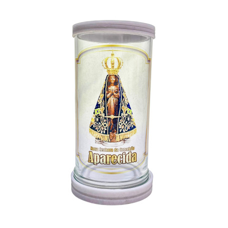 PORTA VELA - VIDRO E MÁRMORE - NOSSA SENHORA APARECIDA