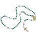 TERÇO DE CRISTAL - NOSSA SENHORA DAS GRAÇAS - VERDE CLARO