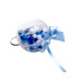 TERÇO INFANTIL - ACRÍLICO - COM CHAVEIRO PORTA TERÇO - AZUL