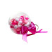 TERÇO INFANTIL - ACRÍLICO - COM CHAVEIRO PORTA TERÇO - ROSA