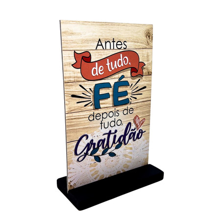 ENFEITE DE MESA - ANTES DE TUDO, FÉ
