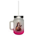 COPO COM CANUDO - SANTA TERESINHA - ROSA COPO COM CANUDO - SANTA TERESINHA - ROSA