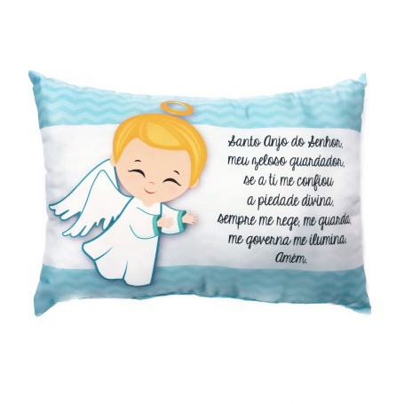 ALMOFADA - SANTO ANJO - AZUL