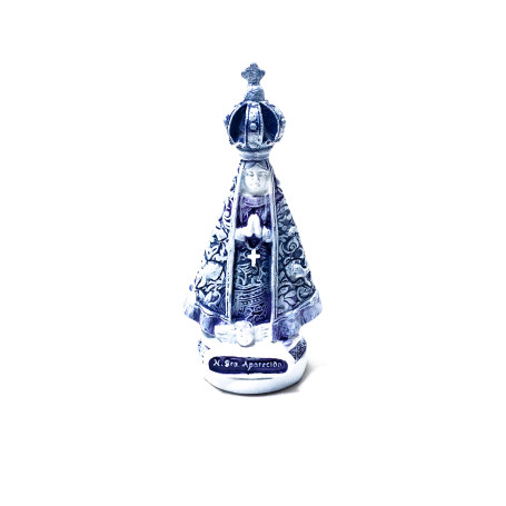 IMAGEM APARECIDA MILAGRE - 10CM - AZUL
