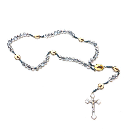 TERÇO DE CRISTAL - NOSSA SENHORA APARECIDA