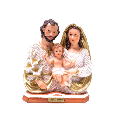 IMAGEM SAGRADA FAMÍLIA - BUSTO - 19CM