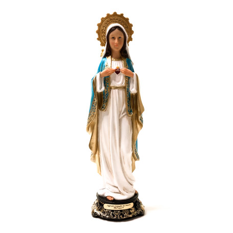 IMAGEM SAGRADO CORAÇÃO DE MARIA - 31CM