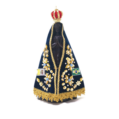IMAGEM RÉPLICA DE NOSSA SENHORA APARECIDA - 25CM