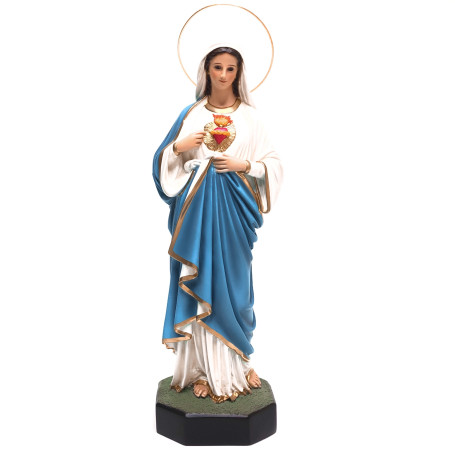 IMAGEM SAGRADO CORAÇÃO DE MARIA - 45CM