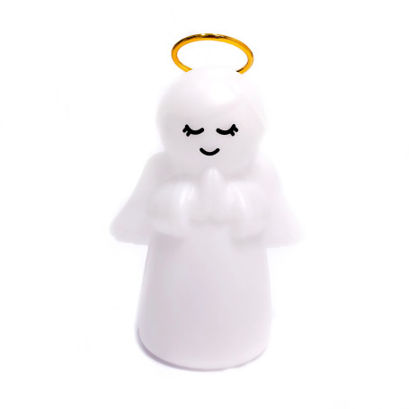 LUMINÁRIA ANJO COM AUREOLA A PILHA (SEM FIO)