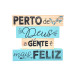 ENFEITE DE MESA - FRASES - PERTO DE DEUS ENFEITE DE MESA - FRASES - PERTO DE DEUS